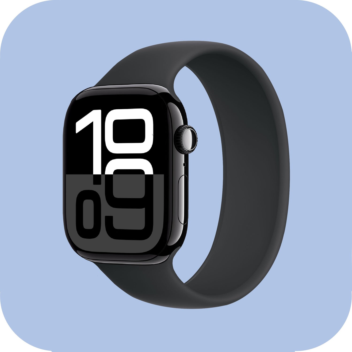 Foto, das eine Apple Watch in schwarz zeigt.