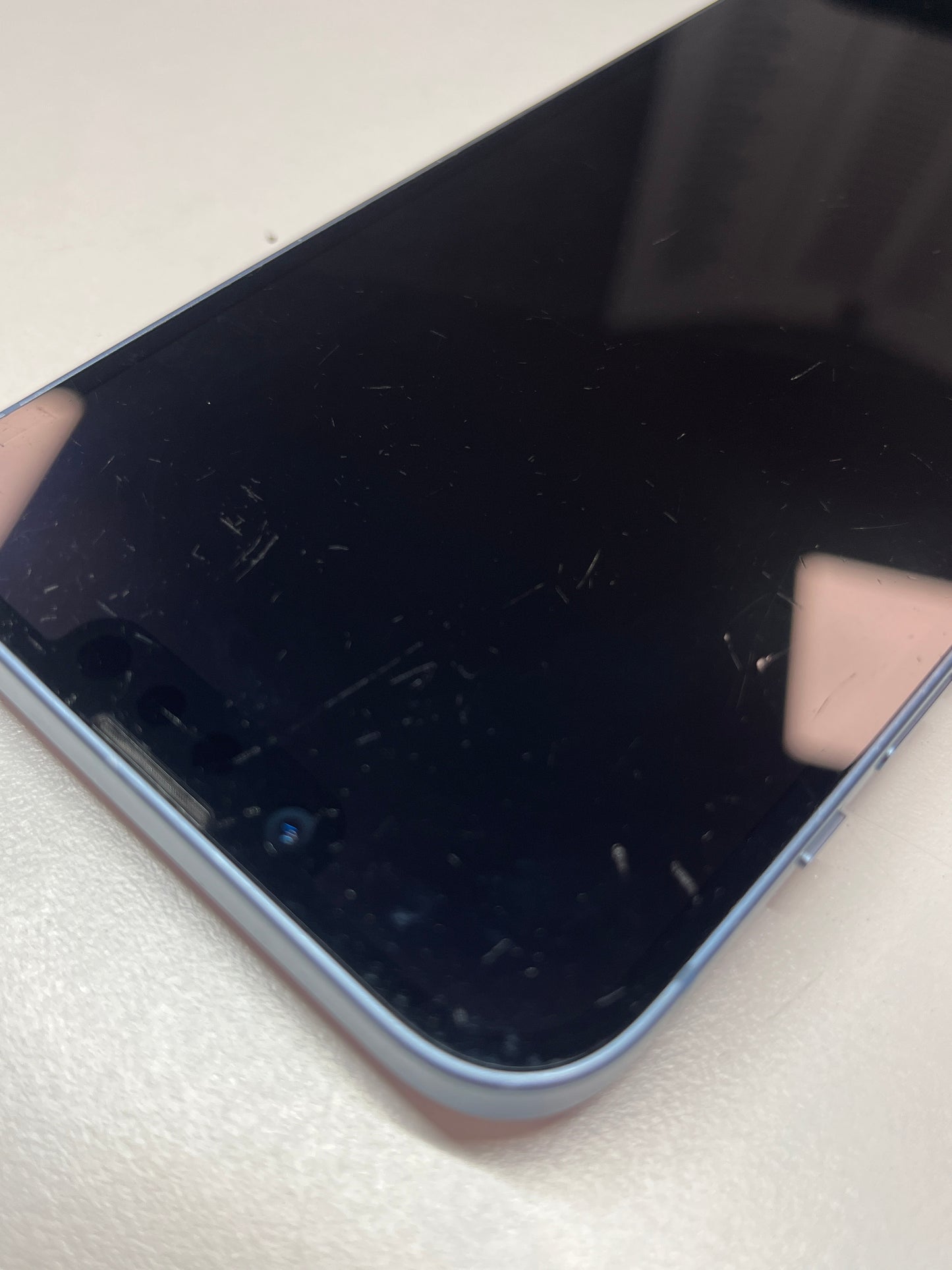 iPhone 14, 128GB, blau, ID 7657566, Zustand gebraucht, Akku neu