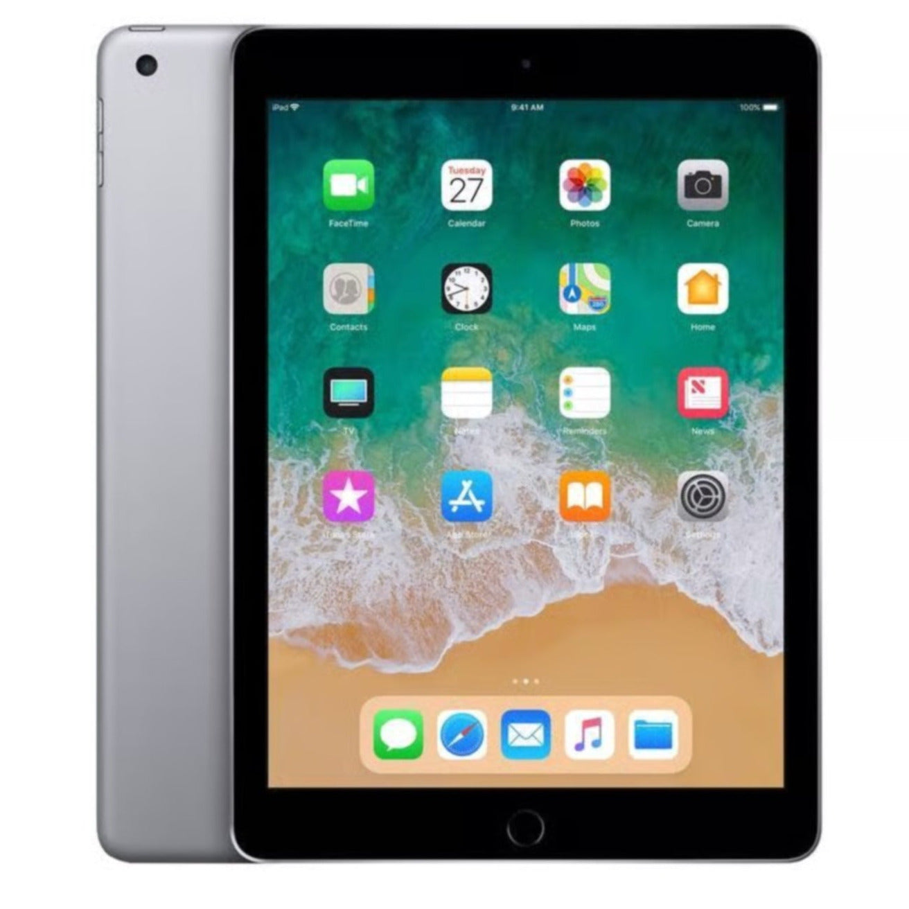 iPad 2018 (6. Gen.), 32GB, WIFI, spacegrau, ID 8V4JF8J, Zustand sehr gut, Akku 100%