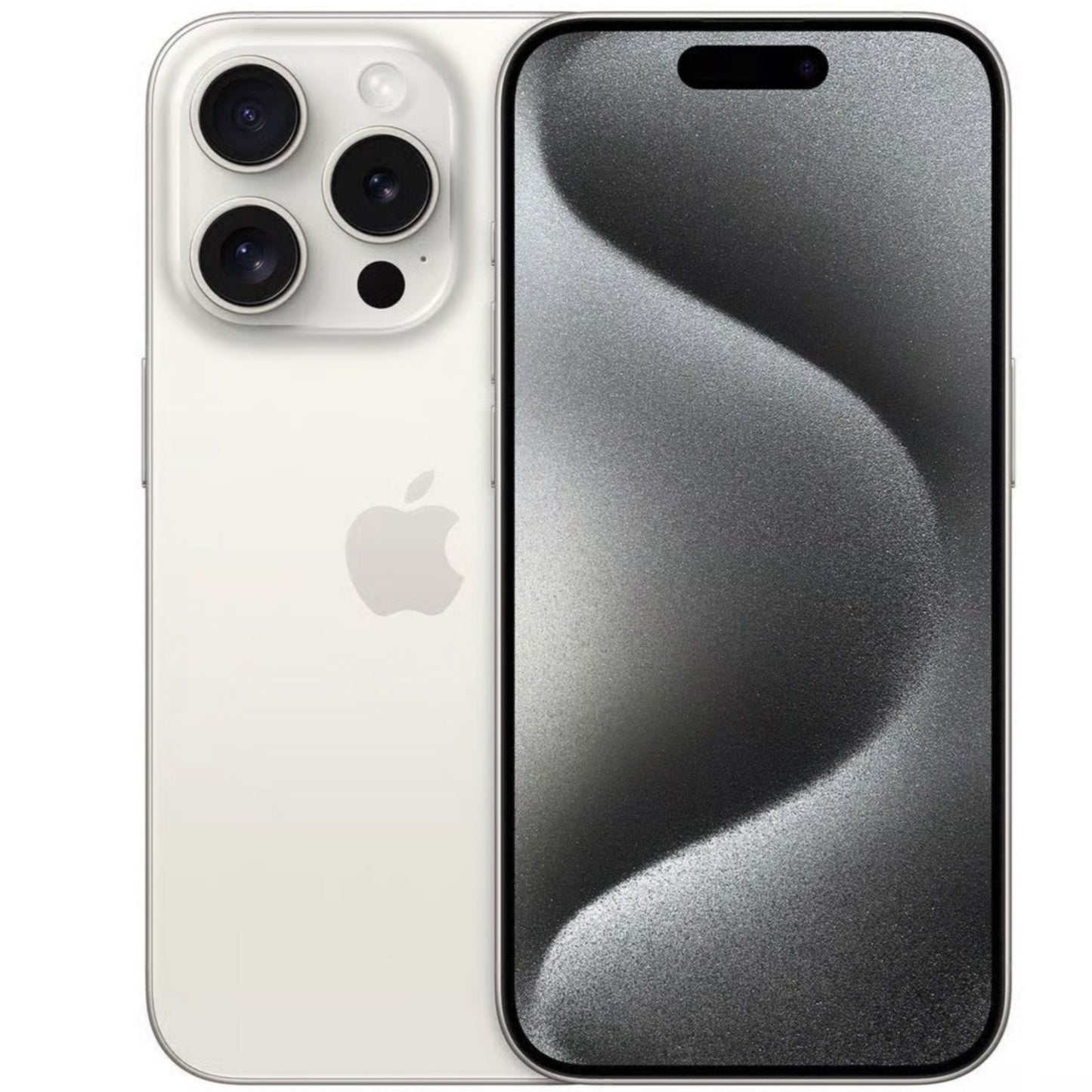 iPhone 15 Pro, 128GB, titan weiß, ID 6777237, Zustand sehr gut, Akku 91%