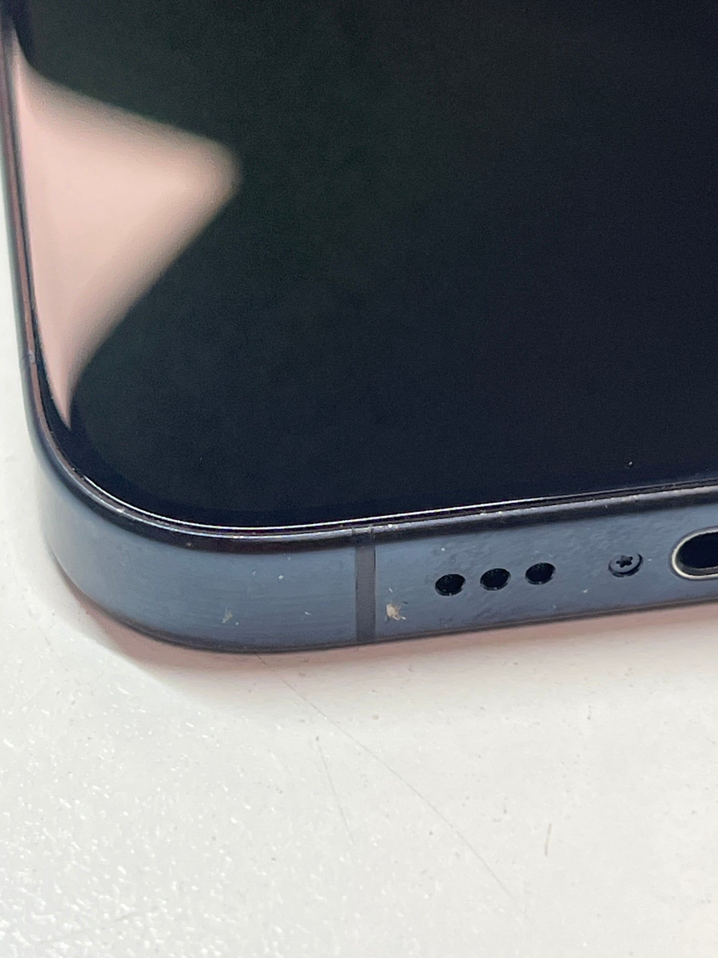 iPhone 15 Pro, 128GB, titan blau, ID 6733236, Zustand sehr gut, Akku neu