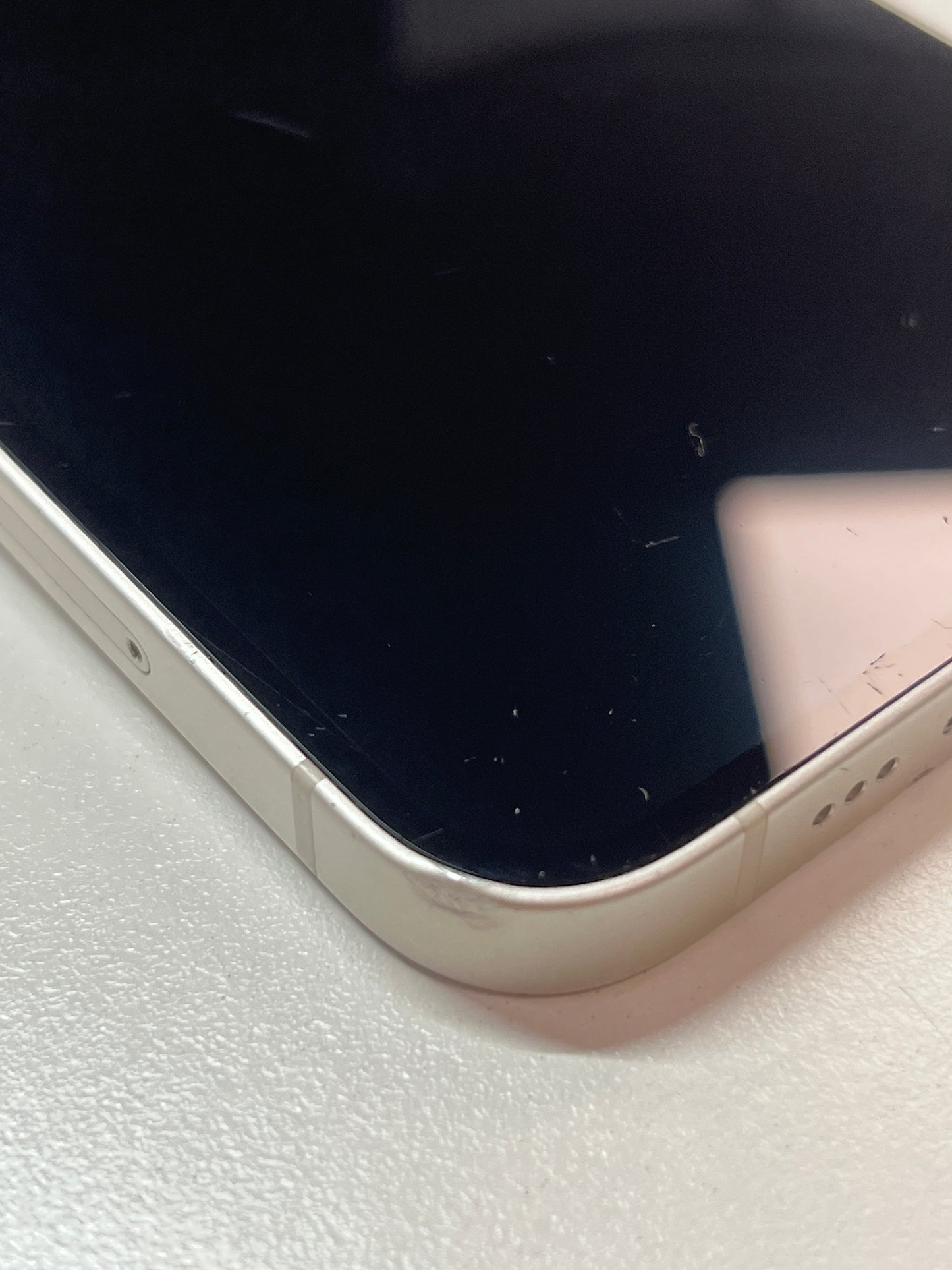 iPhone 14, 128GB, polarstern, ID 4213999, Zustand gebraucht, Akku neu