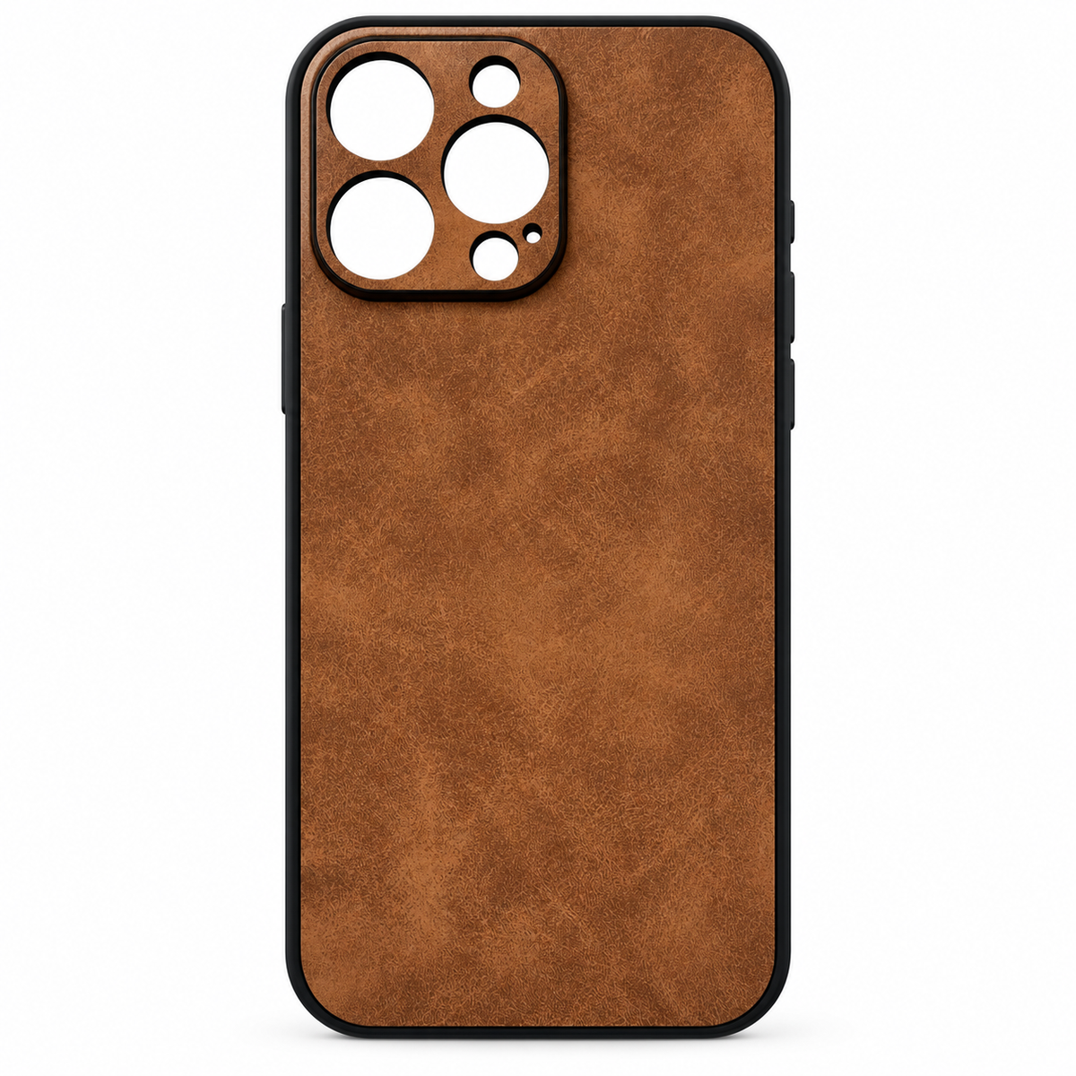 Schutzhülle Softcase Alcantara Style "cognac-braun"