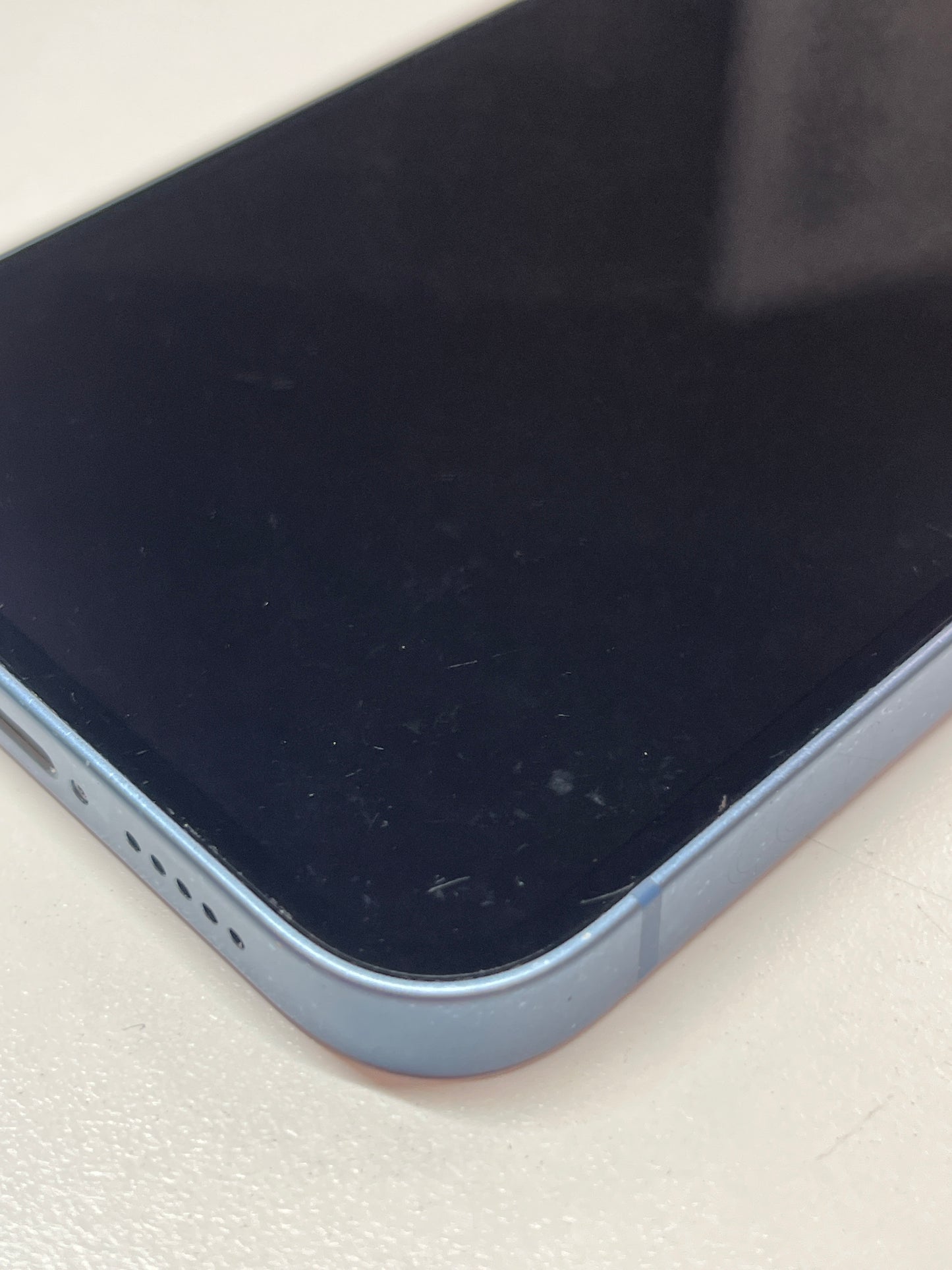 iPhone 14, 128GB, blau, ID 7657566, Zustand gebraucht, Akku neu