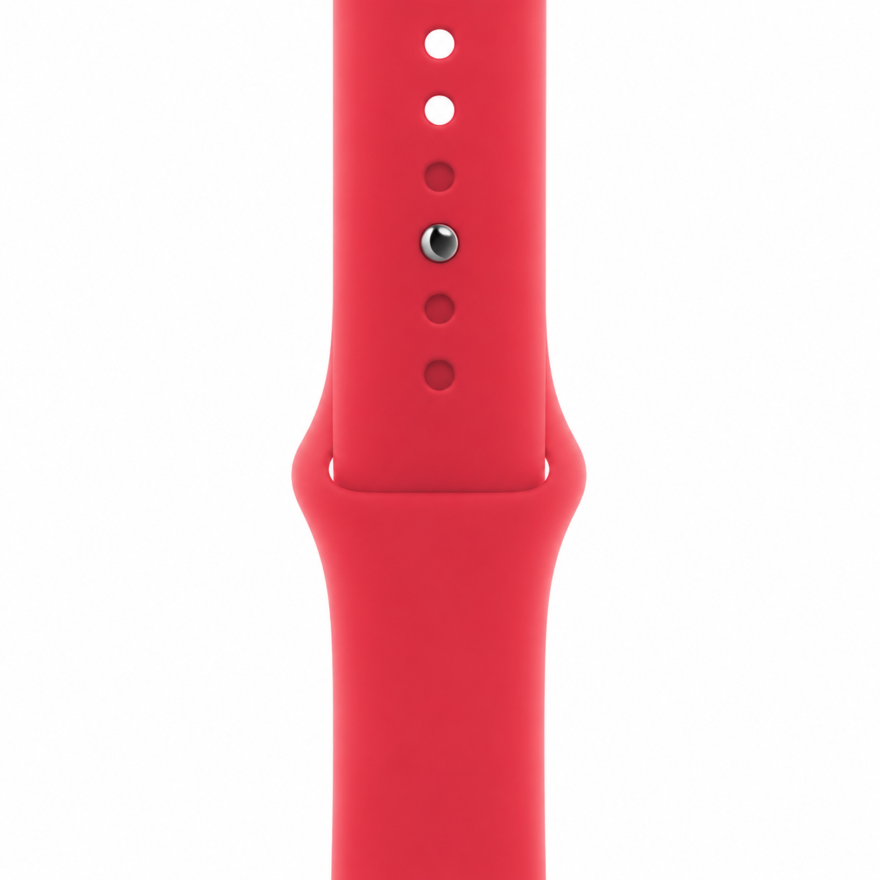 Original Apple Watch Sport Armband in der Farbe rot / ProductRed 