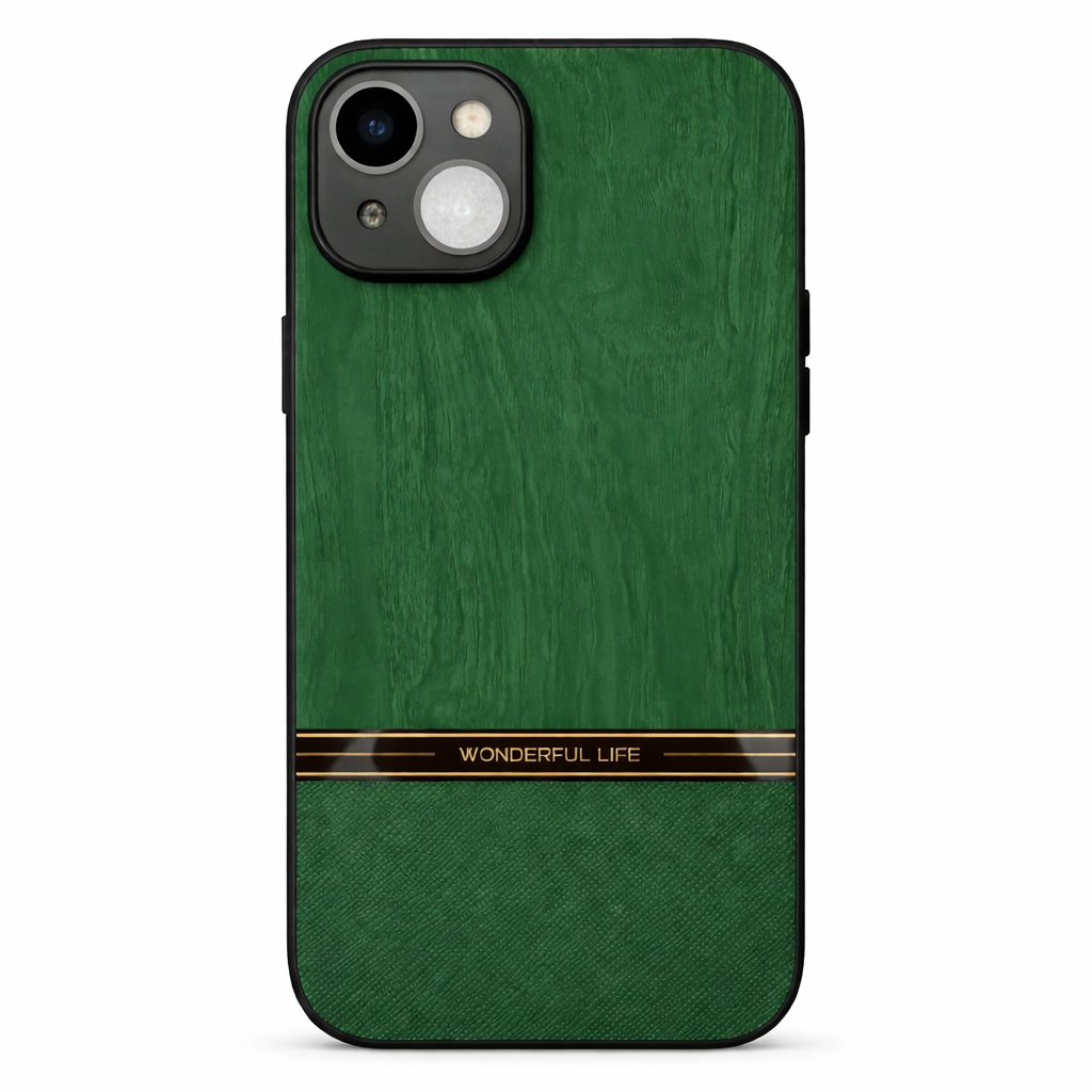 Schutzhülle Softcase "Wonderful Life" grün