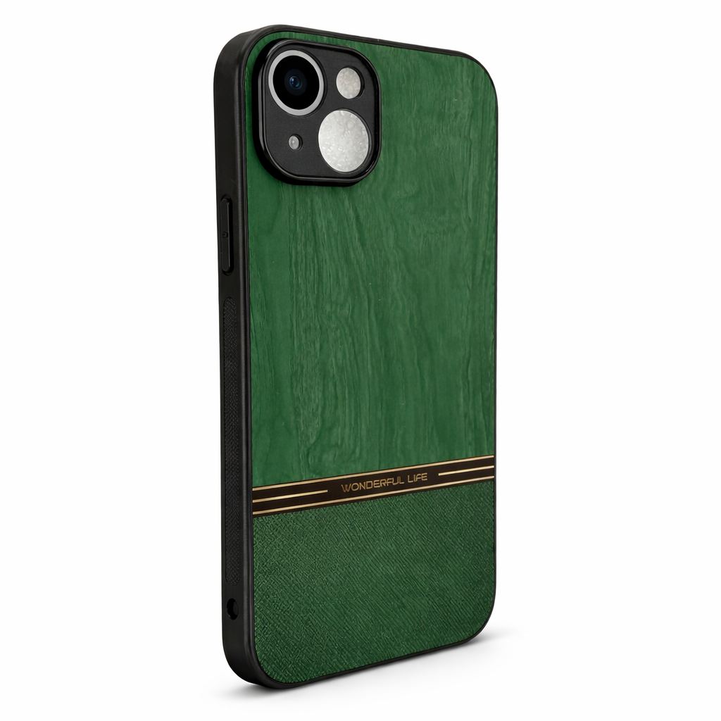 Schutzhülle Softcase "Wonderful Life" grün