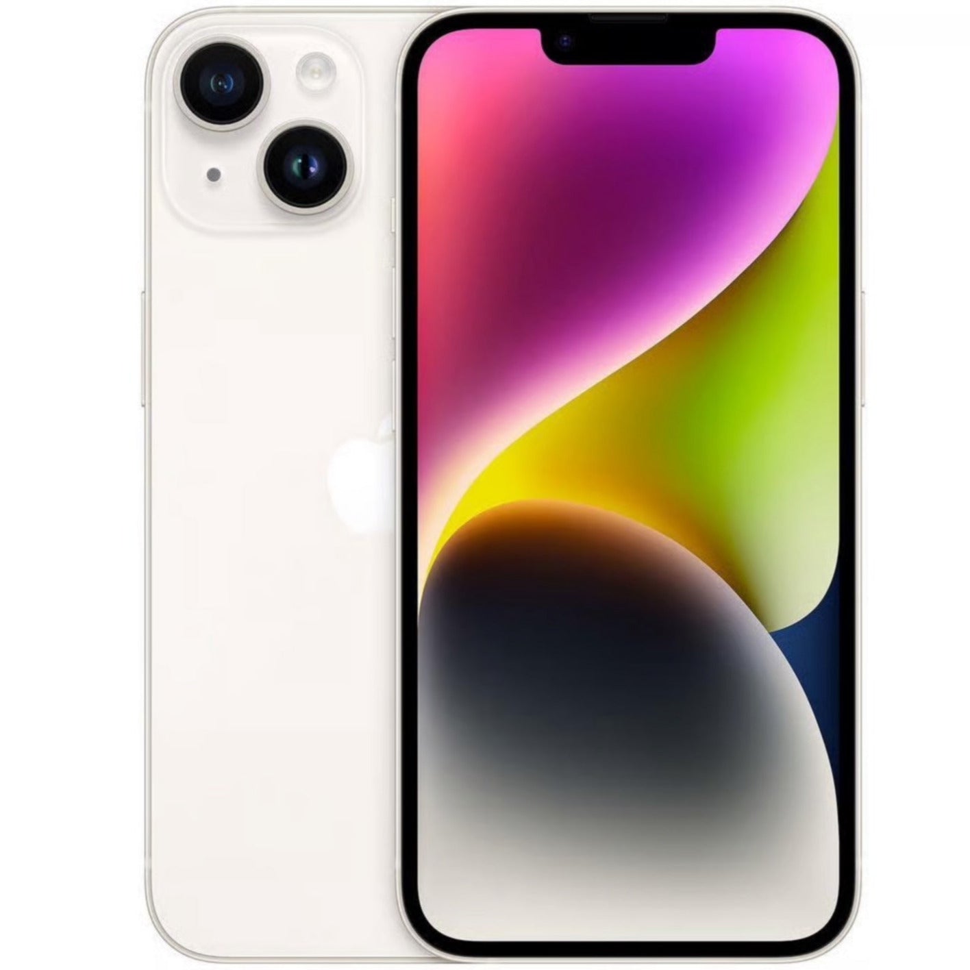 iPhone 14, 128GB, polarstern, ID 1932966, Zustand gut, Akku neu