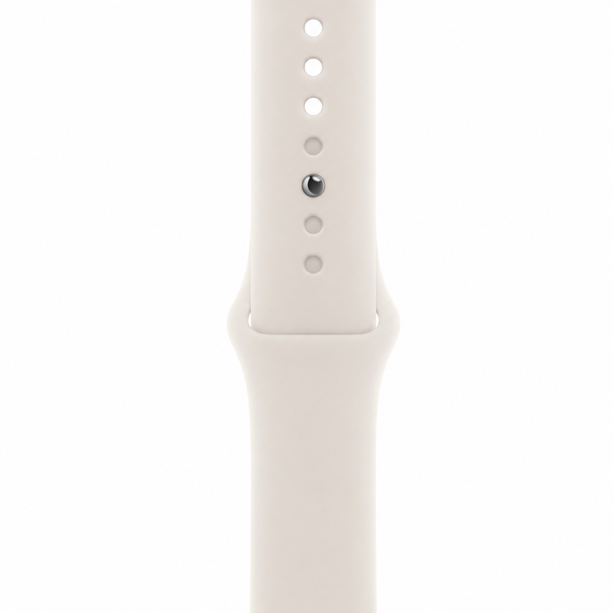 Original Apple Watch Sport Armband in der Farbe Polarstern 