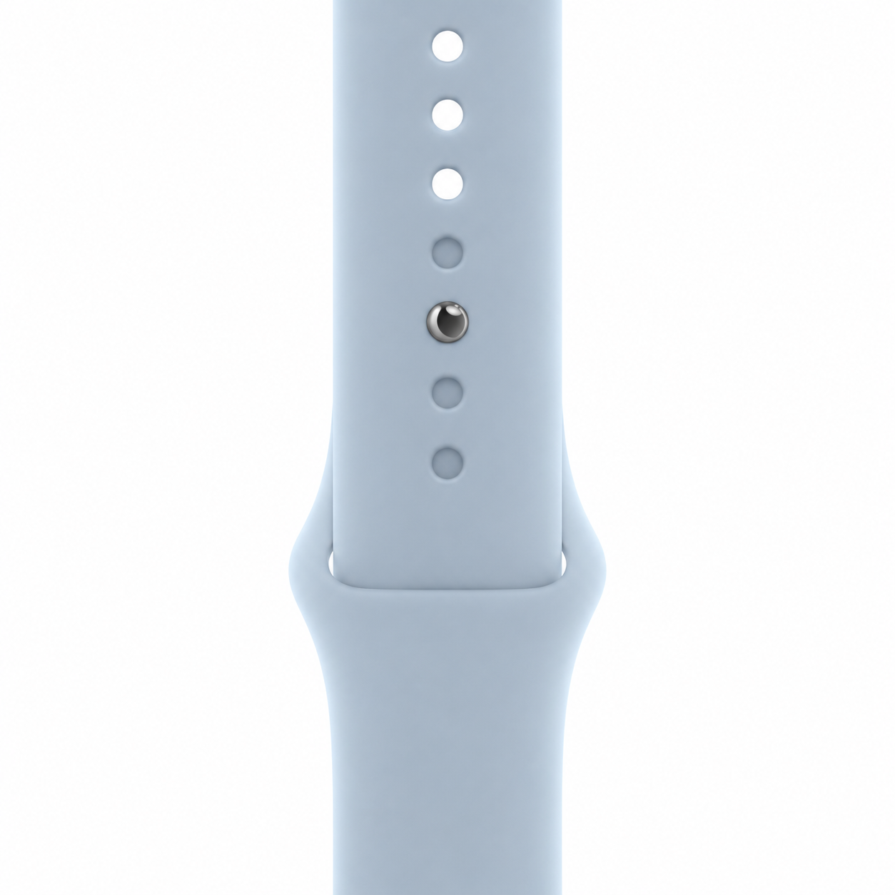 Original Apple Watch Sport Armband in der Farbe Light blue (44-49mm)