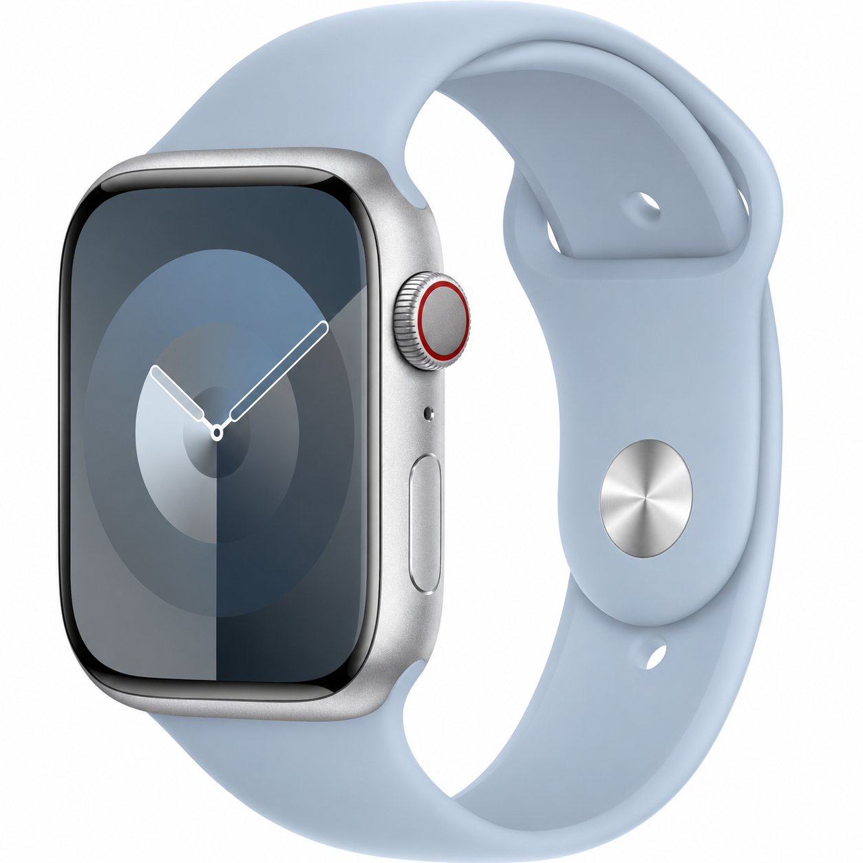 Original Apple Watch Sport Armband in der Farbe Light blue (44-49mm)