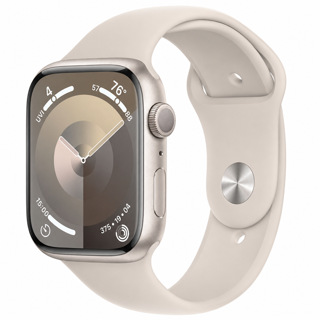 Original Apple Watch Sport Armband in der Farbe Polarstern 