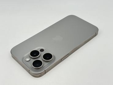 Refurbished iPhone 15 Pro titan weiß