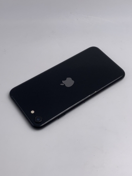 iPhone SE 2020, 64GB, black (ID: 07971), Zustand "wie neu", Akku 100%