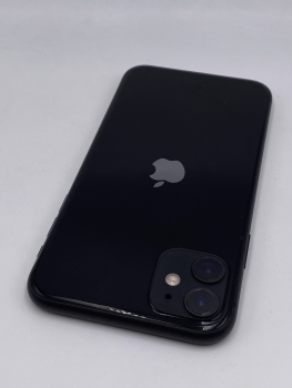 iPhone 11, 128GB, schwarz (ID: 43069), Zustand "wie neu", Akku 93%