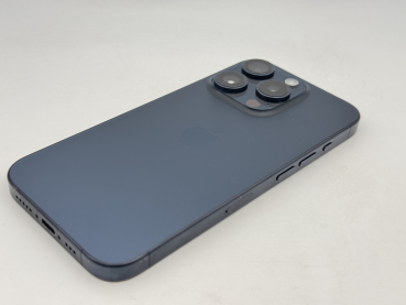 Refurbished iPhone 15 Pro titan blau