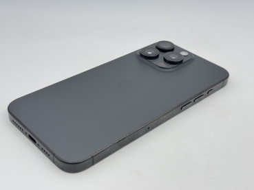 Refurbished iPhone 15 Pro Max titan black