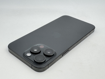 Refurbished iPhone 15 Pro Max titan black