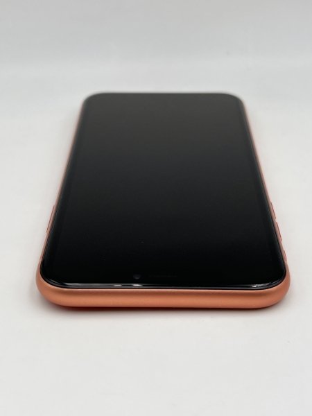 iPhone XR, 64GB, koralle (ID: 89715), Zustand "gut", Akku 87%
